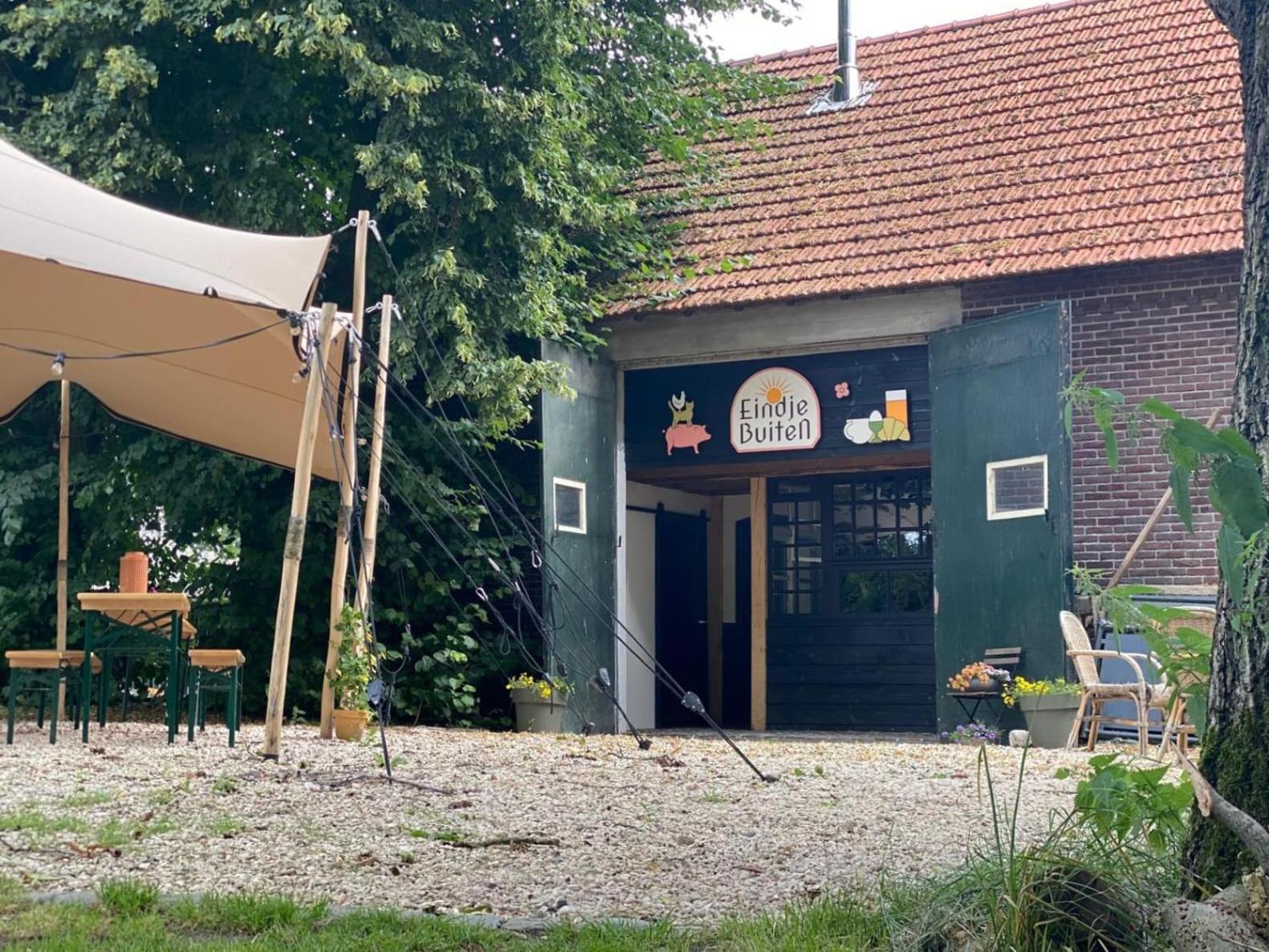 Bell Tent In Een Voedselbos Nederweert-Eind Exterior photo